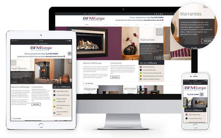Responsive Website Design London & Leeds, Website Design Portfolio Example