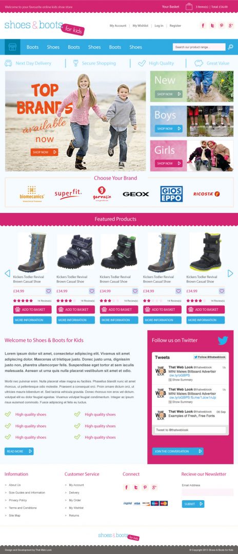 Home Website Design London & Leeds Portfolio Example